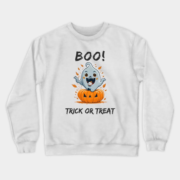 Boo Crewneck Sweatshirt by Double You Store